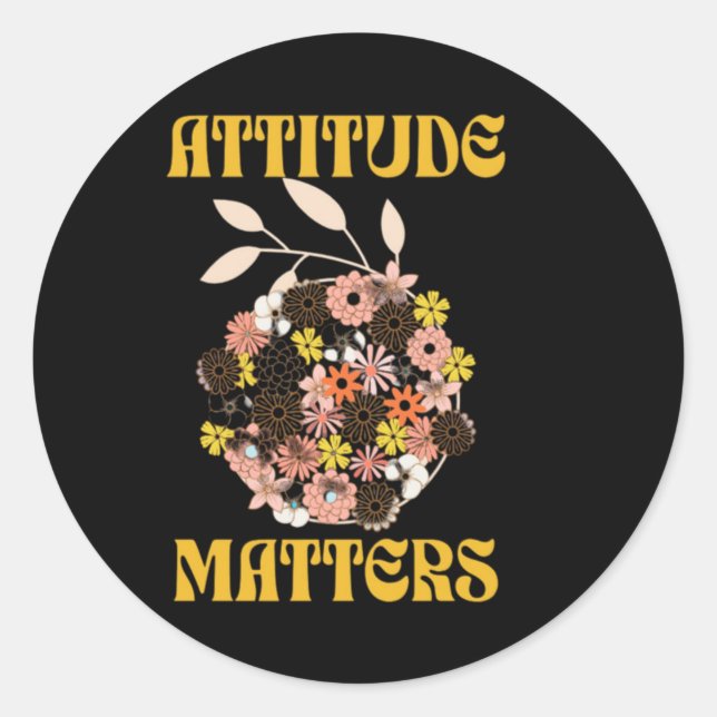 Attitude S Sticker (Vorderseite)