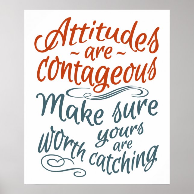 ATTITUDES affiche de motivation (Devant)