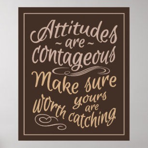 ATTITUDES affiche de motivation