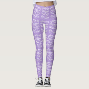 ATTITUDES leggings couleur personnalisés