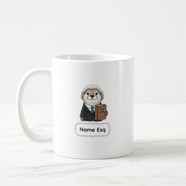 Attorney Graduation Name Mug Kaffeetasse (Links)