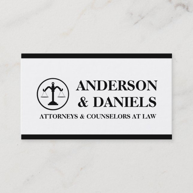 Attorney Lawyer Airplane Airline Aviation Law Firm Visitenkarte (Vorderseite)