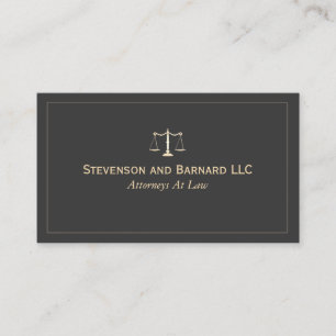 Attorney Lawyer  Business Card Visitenkarte
