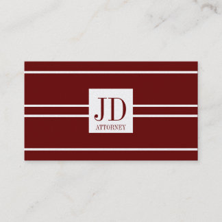 Attorney Lawyer Gold Paper Cherry White Pendant Visitenkarte