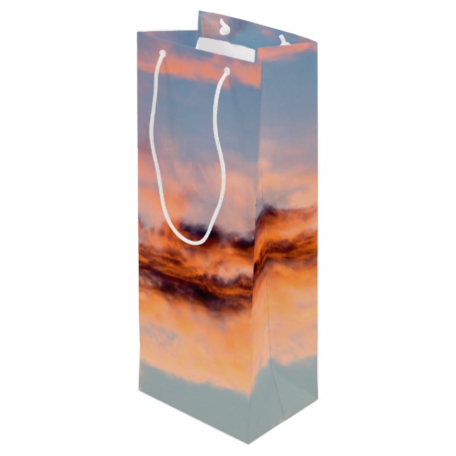 Attraktionskochtasche Geschenktüte Für Weinflaschen (Rückseite Schrägansicht)