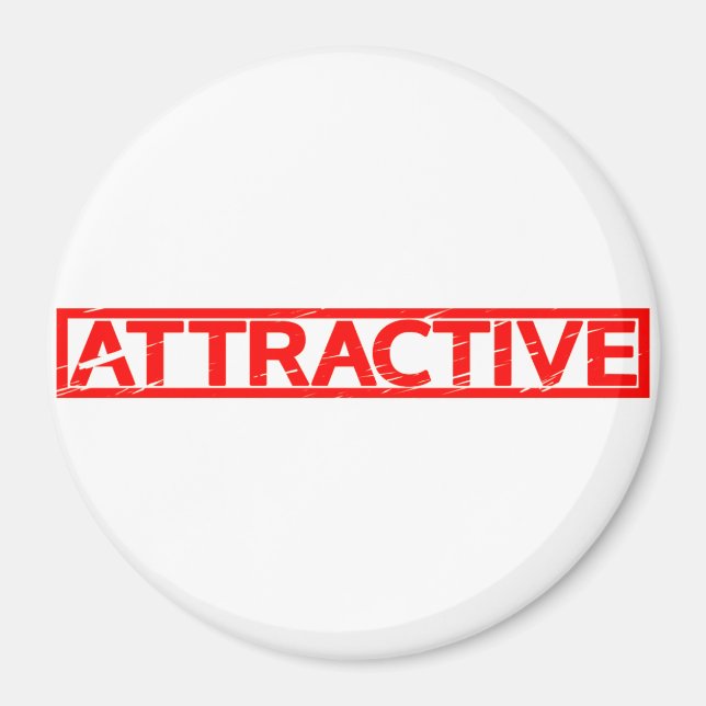 Attraktive Briefmarke Magnet (Vorne)