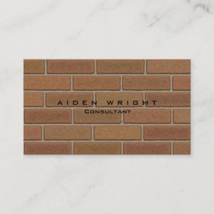 Attraktive Brown-Wand-stilvolles modernes Visitenkarte