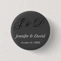Attraktive kalligraphische Script Monogram Wedding