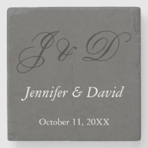 Attraktive kalligraphische Script Monogram Wedding