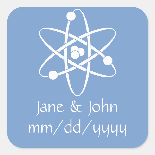 Attraktive Kräfte in Periwinkle Sticker (Vorderseite)