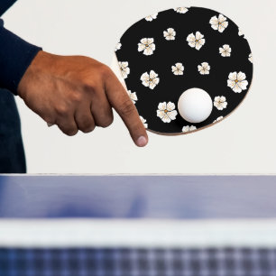 Attraktive Pingpongpaddel für Blumenmuster Tischtennis Schläger