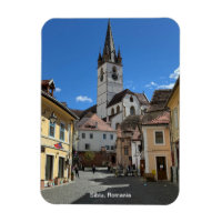 Attraktive Sicht auf Sibiu, Rumänien auf