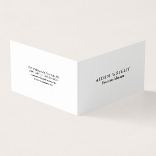 Attraktiver Trendy Stylish Modern Minimalistisch Visitenkarten