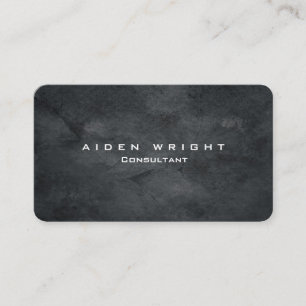 Attraktives Gray Stylish Modernes Minimalistisch Visitenkarte
