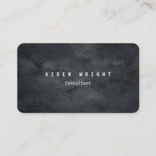 Attraktives Gray Stylish Modernes Minimalistisch Visitenkarte