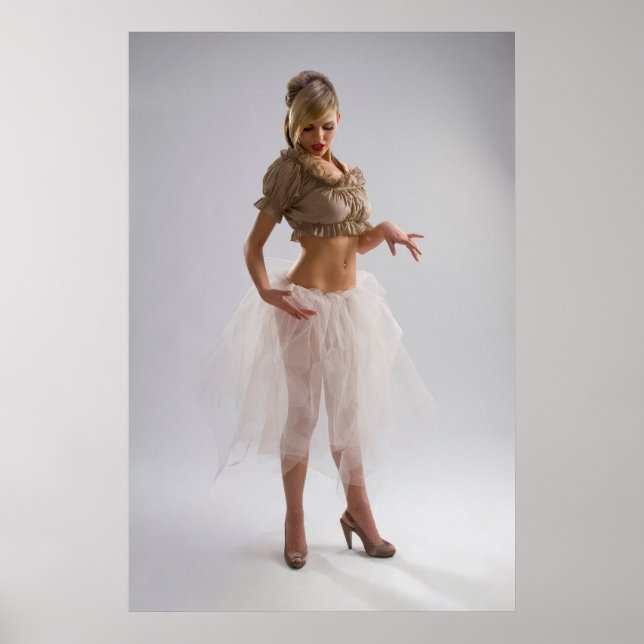 Attraktives Mädchen Poster (Vorne)