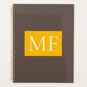 Attraktives Monogramm Modernes Minimalistisch Planer