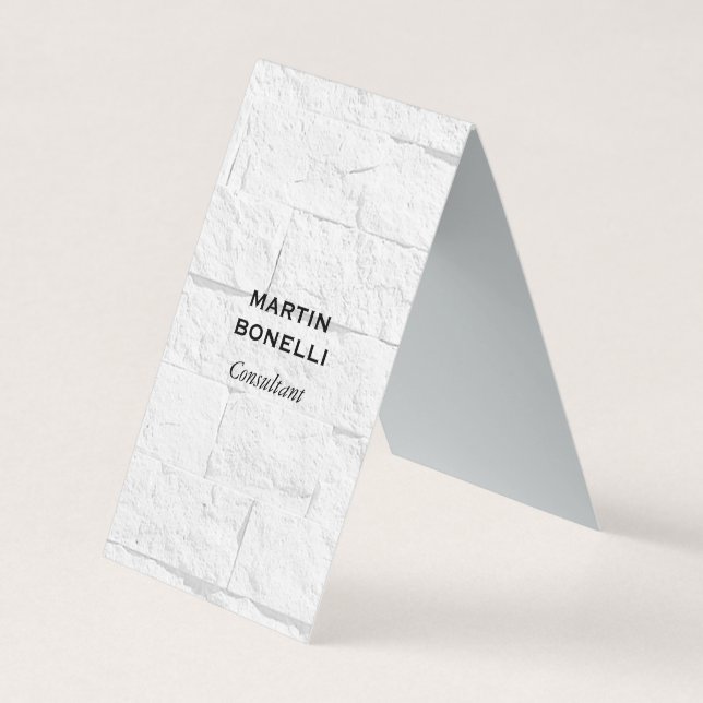 Attraktives Wanddesign Modernes, Minimalistisches  Visitenkarten (Vorderseite)