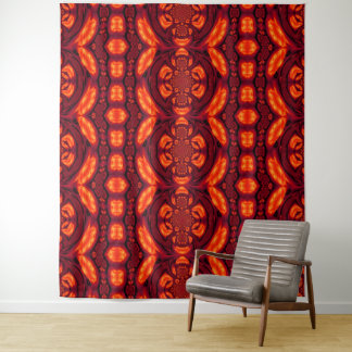 Attrape-rêves Plume de Feu Rouge 5 Tapisserie
