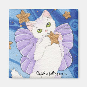 Attraper un aimant carré étoile en chute