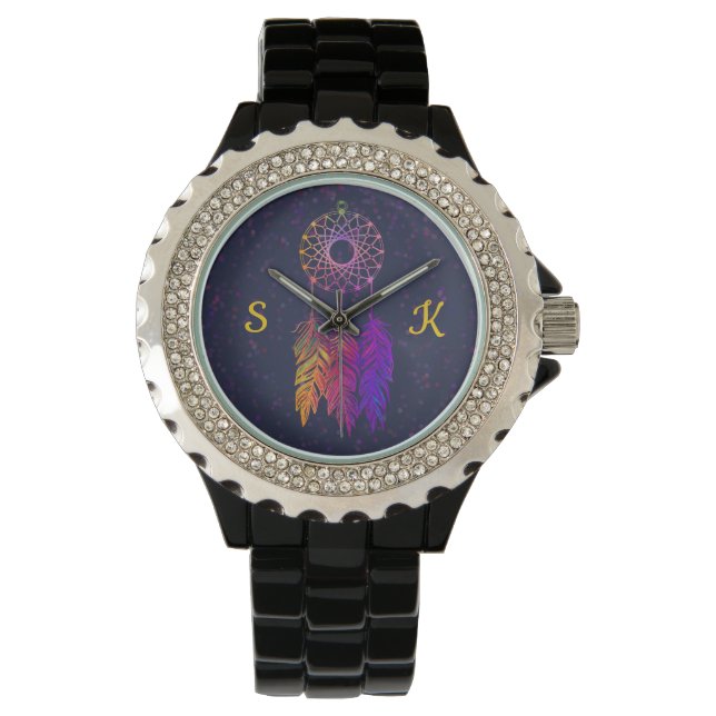 attrapeur de rêves - montre-bracelet (devant)