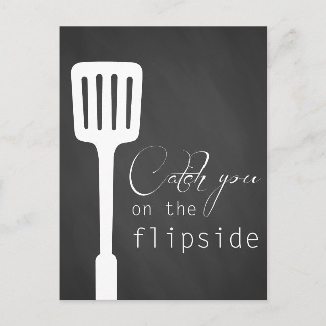 Attrapez-vous sur la carte postale à l'envers (Devant)