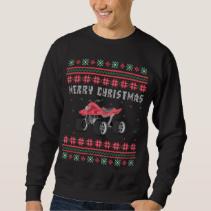 ATV 4 Wheelly Ugly Christmas Sweater Sweatshirt