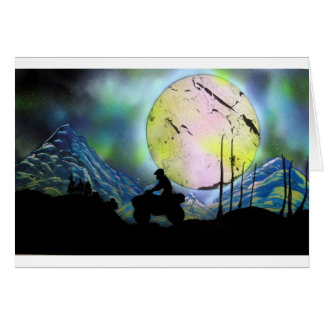 ATV Droschke-Raum-LandschaftsSprühfarbe-Kunst