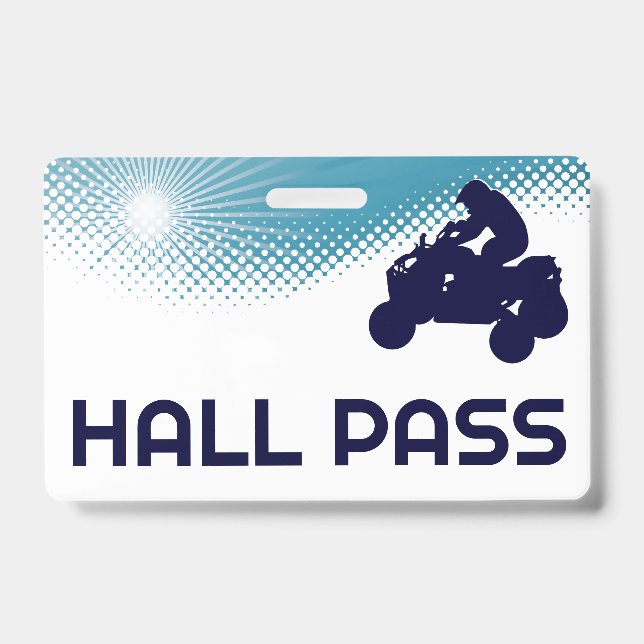 ATV LehrerHall Pass Ausweis (Vorderseite)