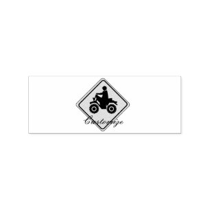 ATV Mudding Sign Thunder_Cove Gummistempel