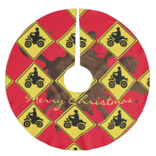 ATV Mudding Sign Thunder_Cove Polyester Weihnachtsbaumdecke