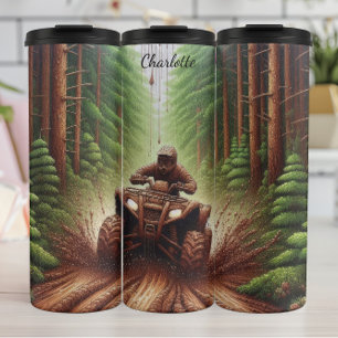 ATV Mudding: Wald außerhalb der Straße Thrill Thermosbecher