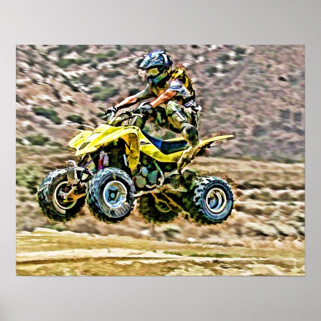 ATV Off Road Running Poster (Vorne)
