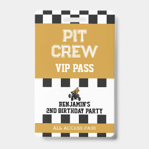 ATV Quad 4 Wheeler 2. Geburtstagsfeier Ausweis