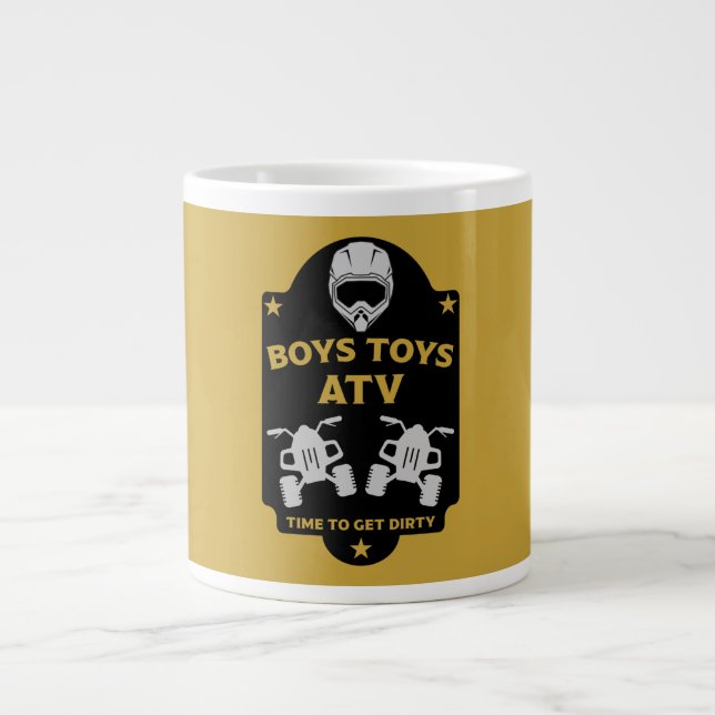 Atv Quad Abenteuer Jumbo-Tasse (Vorderseite)