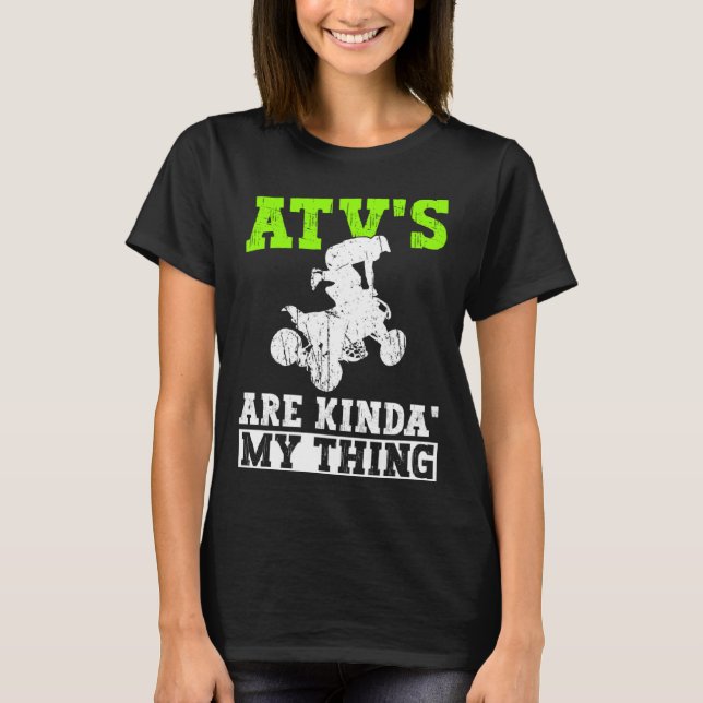 ATV Quad And Quad Rider T-Shirt (Vorderseite)