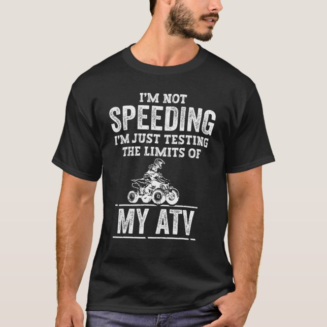 ATV Quad Bikes Four wheeler Motocross Quads 4x4 Ri T-Shirt (Vorderseite)
