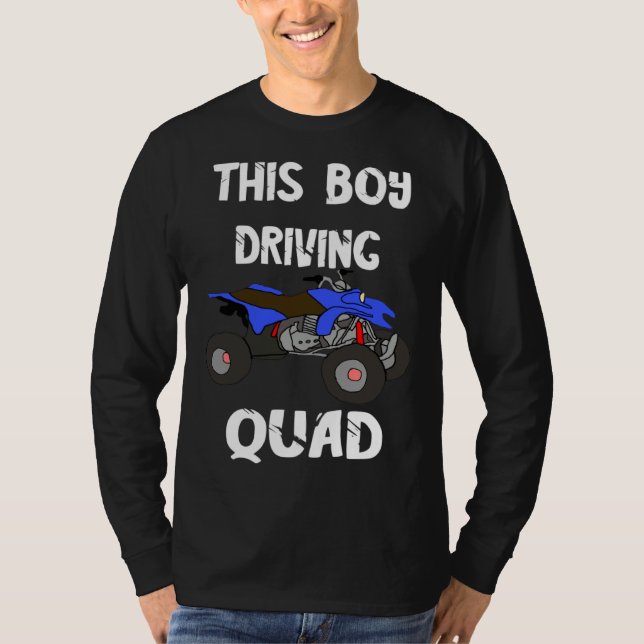 ATV Quad Rider Offroad Biker Boys Four Wheeler Bik T-Shirt (Vorderseite)