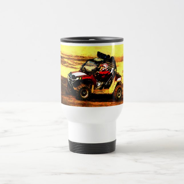 ATV Reiter - aller Gelände-ExtremMotorsports Reisebecher (Mittel)
