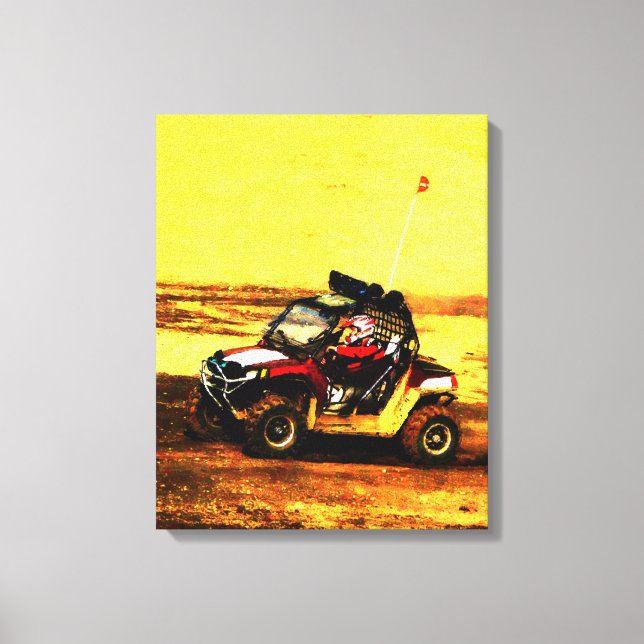 ATV Rider Leinwanddruck (Vorderseite)