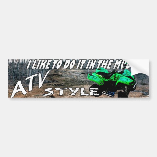 ATV STYLE STICKER (Devant)