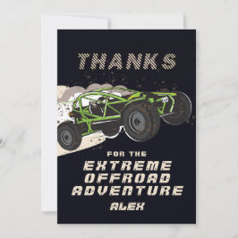 ATV UTV Offroad Abenteuer Extreme Sports Car Club Dankeskarte