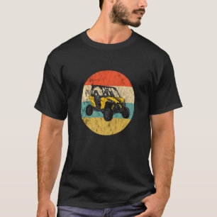 ATV Vier-Rad Quad Bike Retro Vintager Sonnenunterg T-Shirt
