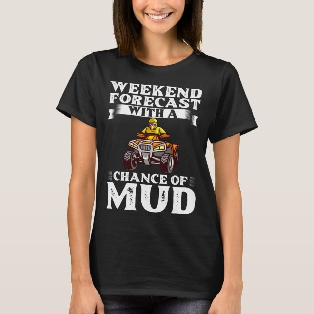 ATV Vierrad Vierrad Geländefahrzeug 1 T-Shirt (Vorderseite)