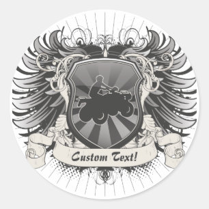 ATV-Wappen Runder Aufkleber