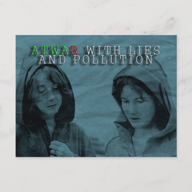 ATWAR avec carte postale LIES (Devant)