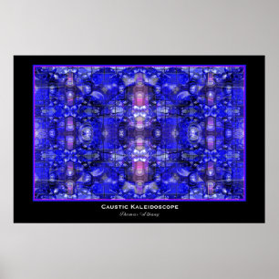 Ätzendes Kaleidoskop Poster