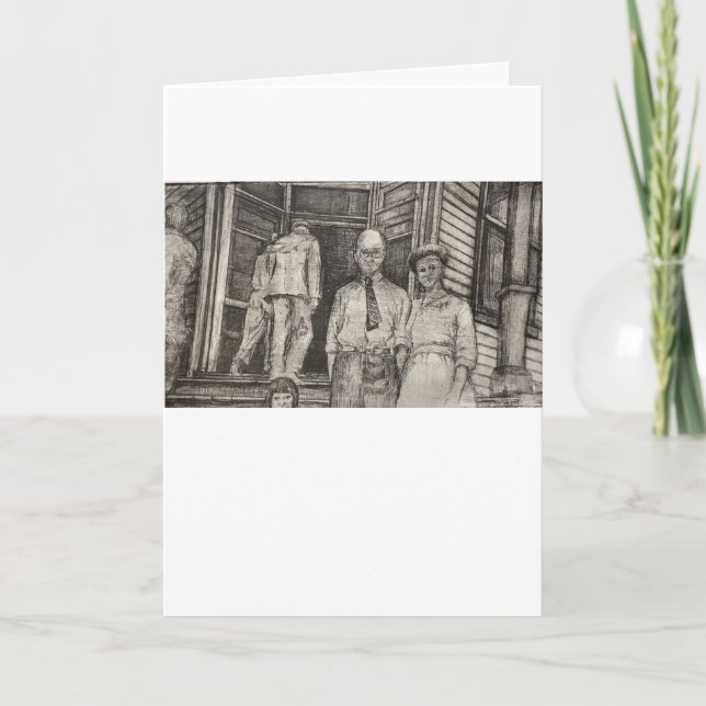 Ätzkarte Karte (Vorderseite)