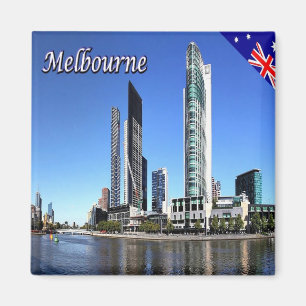AU046 MELBOURNE, Australien, Ozeanien, Kühlschrank Magnet