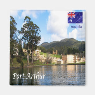 AU088 PORT ARTHUR, Australien, Ozeanien, Kühlschra Magnet